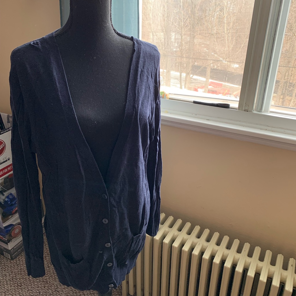 Button Down Light Sweater